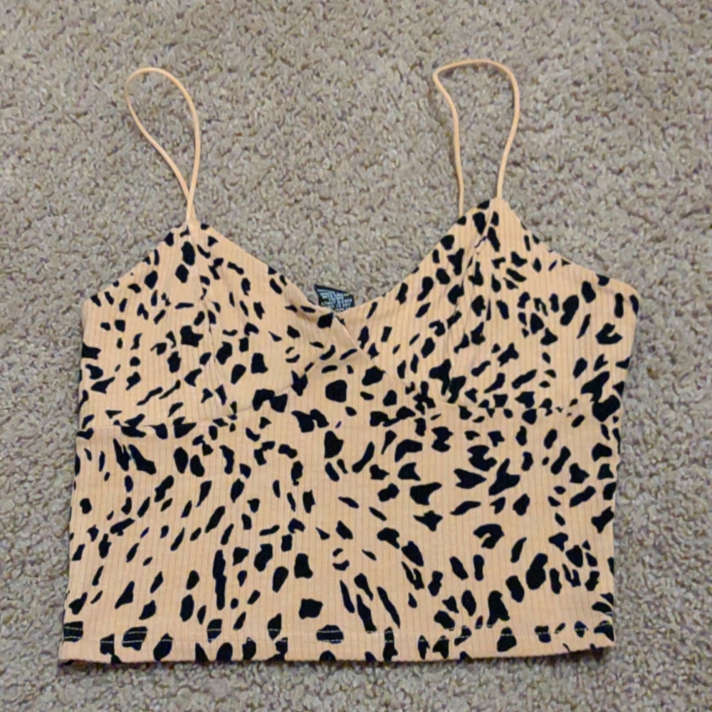 Leopard print cami